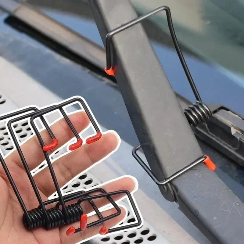 Universal Car Wiper Booster Spring Intelligent Wiper Arms Alloy Rubber Windscreen Wipers Spring Auto Replaceable Parts 1-10pcs