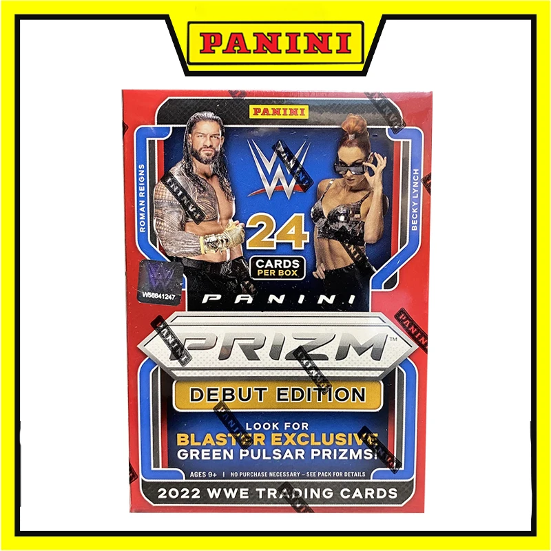 Panini 2022 WWE Prizm Debut Edition Boîte de cartes à collectionner de lutte - 24 cartes de collection Quantité limitée
