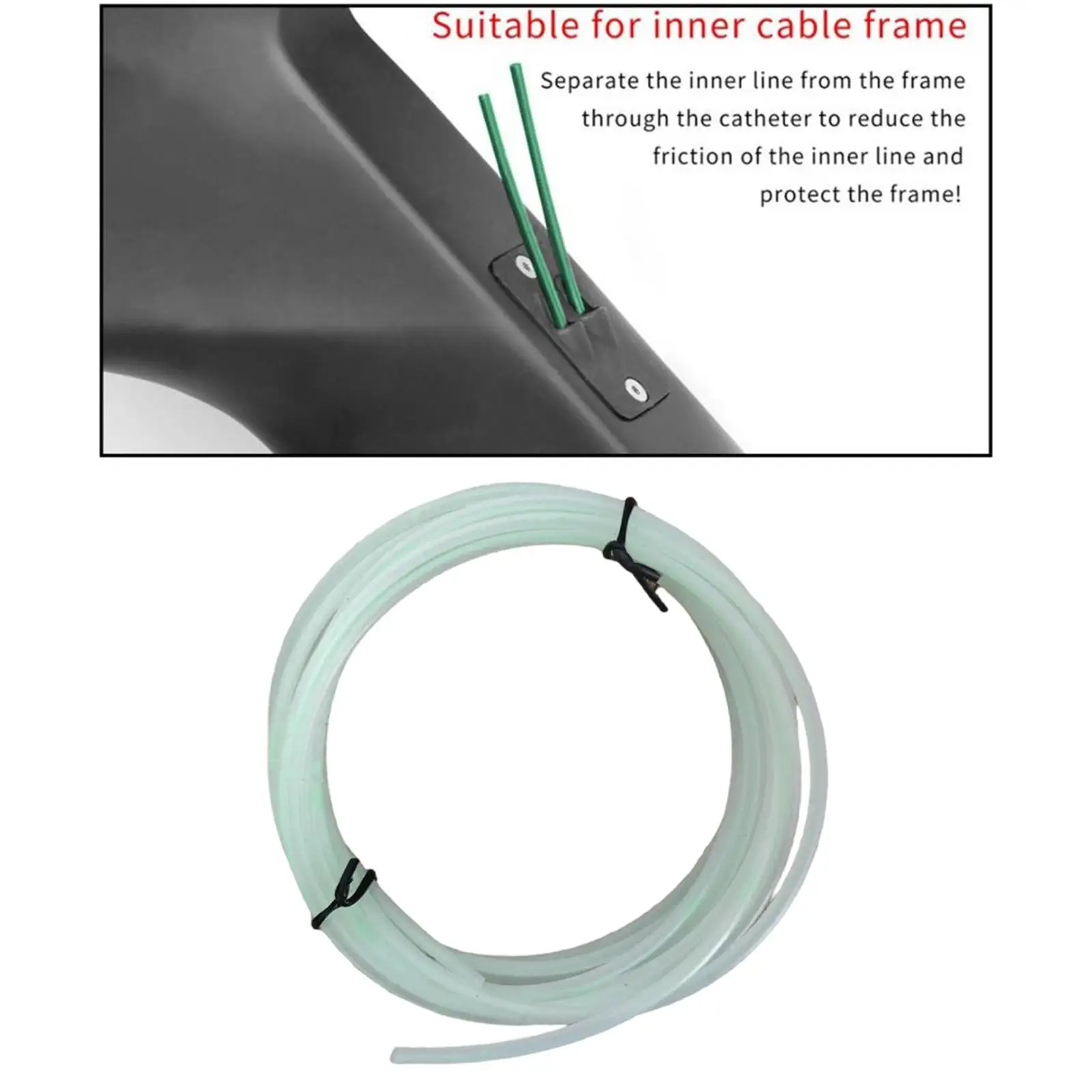 2.2x2.9mm Bike Internal Routing Cable Guide Tube Accessory Protective Sleeve