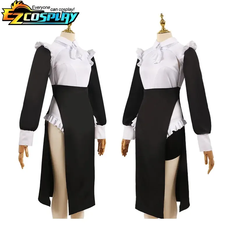 Nuevo ❤ 2025 monja diseño Original Cosplay Chowbie uniforme negro vestido Sexy XS-3XL disfraces de Halloween de gran tamaño blanco largo ☆ ☆ ☆