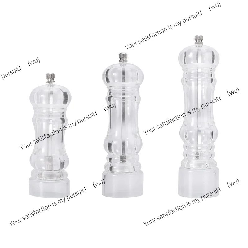 Botella de molienda de sésamo Manual de cocina, botella de condimento de vidrio, molinillo de pimienta negra