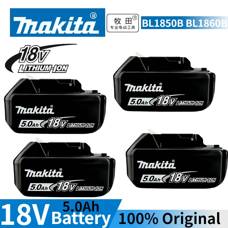 

Original 18V Makita rechargeable battery, 6.0Ah replaceable Makita 18V BL1850B BL1860B LXT400 for Makita 18V drill DDF487 DTW700