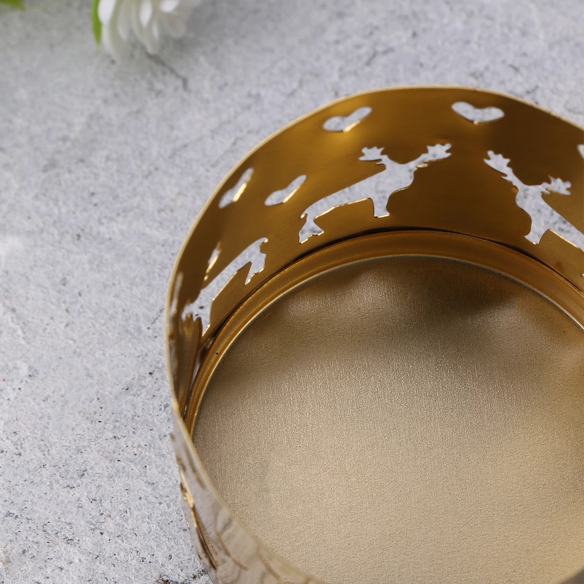 คริสต์มาส Vintage C lest Tealight St Decor วัสดุพรีเมี่ยม Hollow Design ของขวัญแต่งงานหน้าแรก