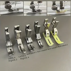 1pcs/6pcs full steel flat car zipper special presser foot zipper placket line 0.20.3 Oxford plastic wear-resistant narrow presse