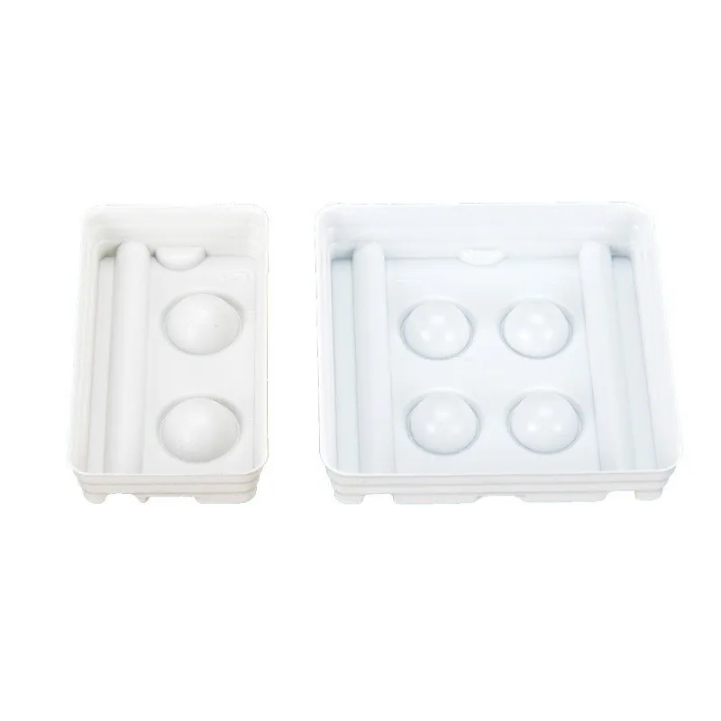 200pcs 2/4 Holes Dental Mixing Wells Trays Dental Supply Composite Adhesive Disposable Mixing plastic dispensing Trays