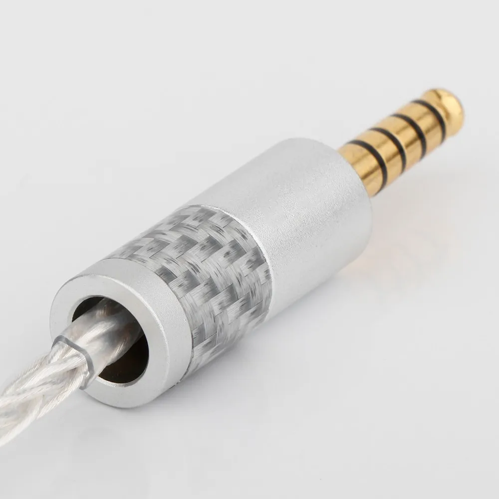 HIFI Single Crystal Kupfer 4,4 mm symmetrischer Stecker auf 4,4 mm symmetrischer Stecker Audio-Adapterkabel 4,4 Stecker auf Stecker Adapter – Detail 5