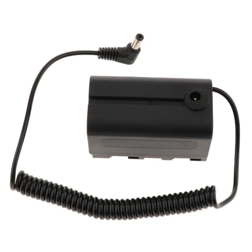 DC Coupler for NP- Battery NP-F970 for Camcorder And LED Indicators image 4