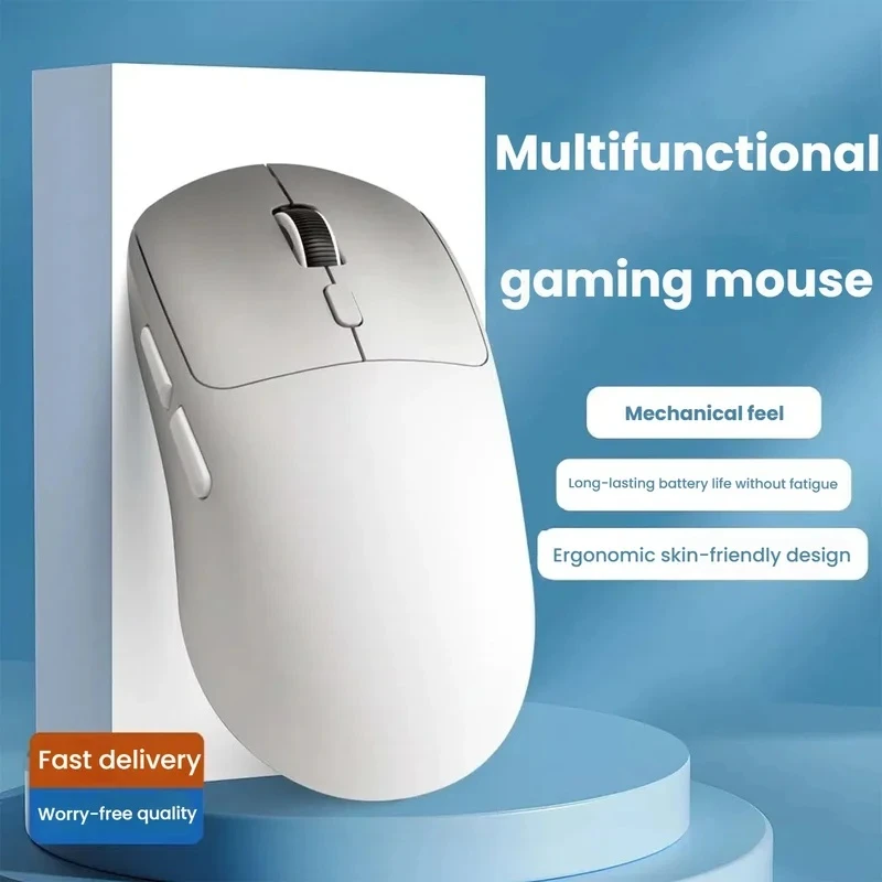 New M348 Wireless Bluetooth Lightweight Esports Game Mouse 6400DPI Mobile Battery Long Battery Life 2.4GHz Wireless Receiver