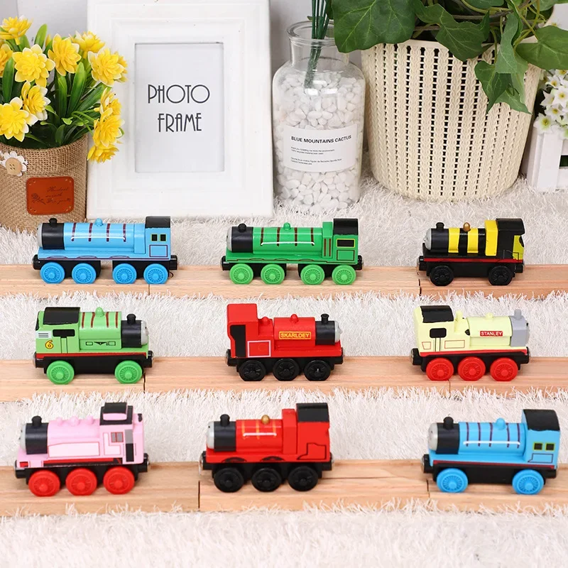 Thomas and Friends Wooden Train Pocket Toy Gold Diesel Molley Lady Toby Rail Train Model Pocket Toys For Children Birthday Gifts