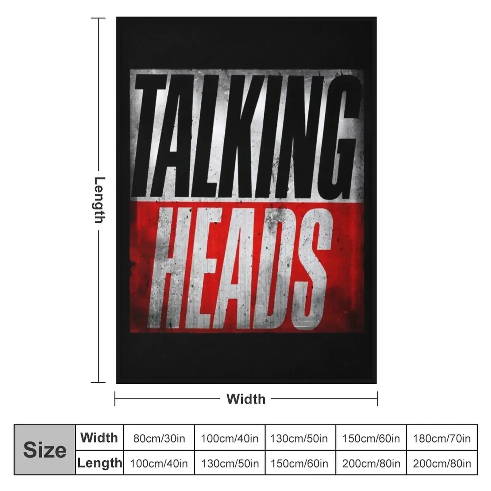 Talking Heads Abstract Throw Blanket Soft Plaid Stuffeds For Decorative Sofa Travel Bed covers Sofa Throw Blankets
