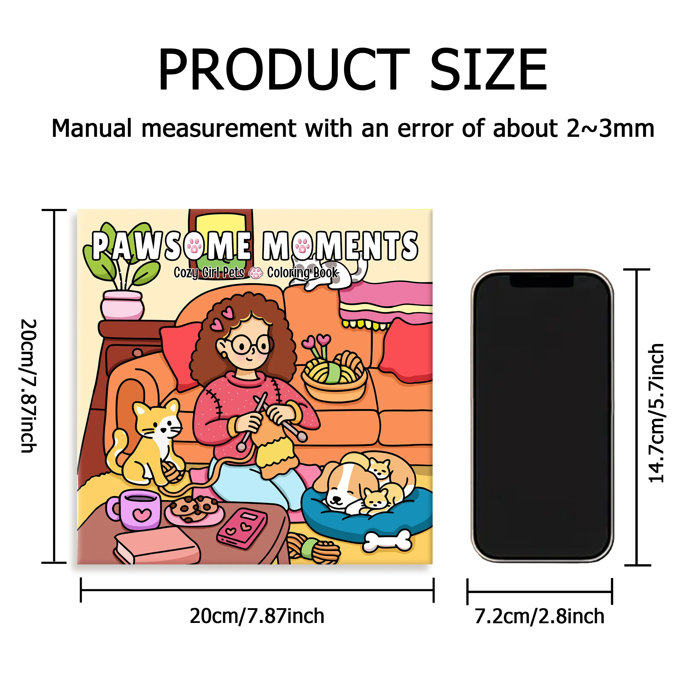 PETS MOMENTS: Coloring Book for Adults Featuring Cute Cozy Daily Activities for Relaxation (Cozy Spaces Coloring)