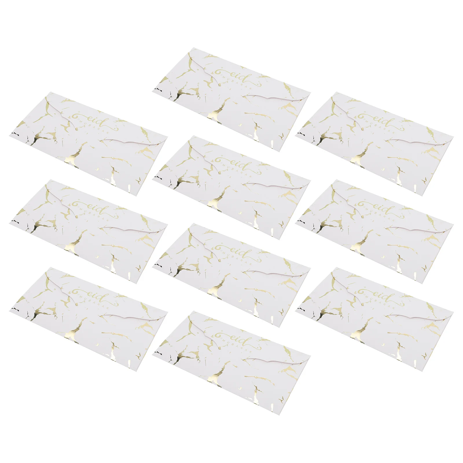 10Pcs Gold Foil Mon…
