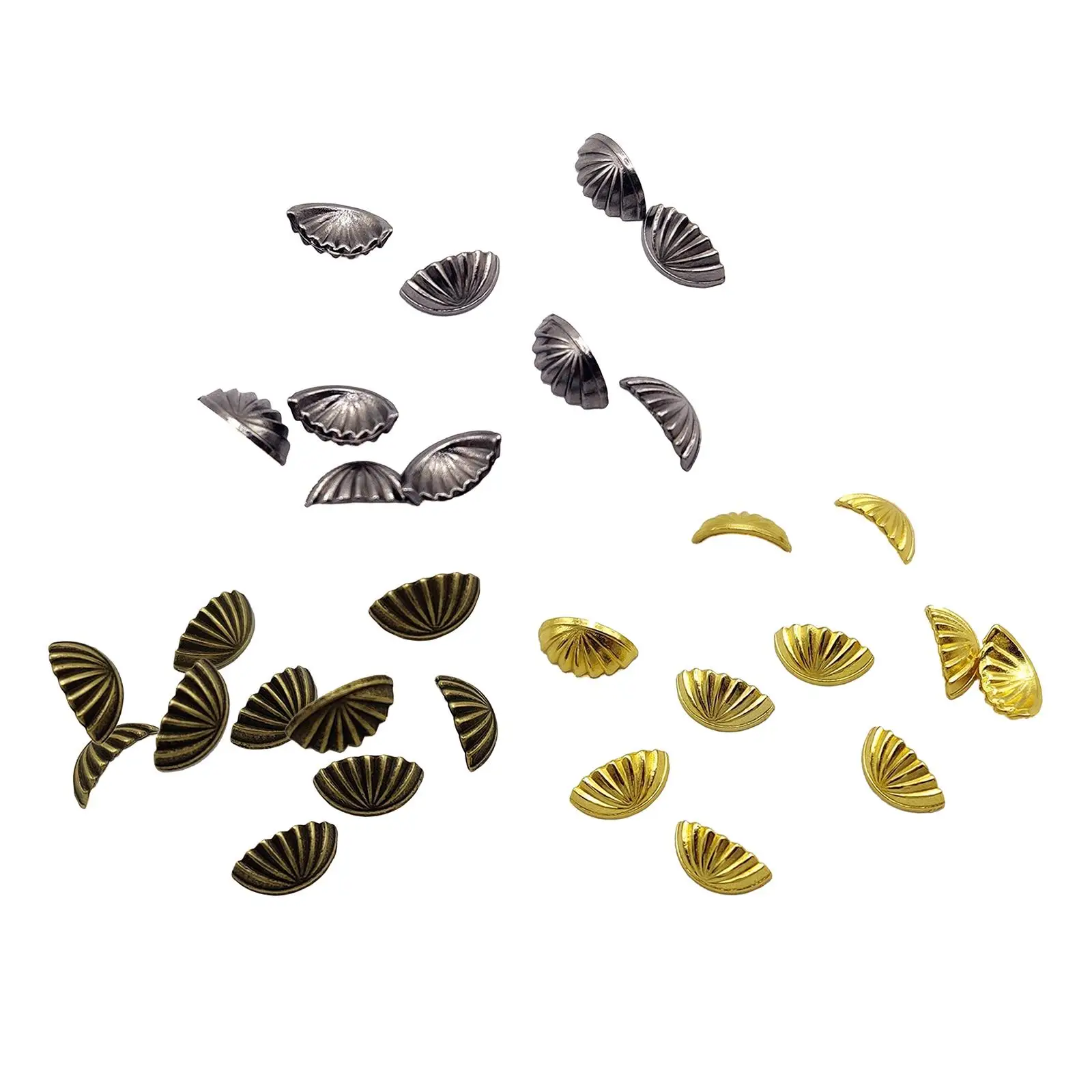 Puxadores de gaveta de metal para casa de bonecas acessórios de móveis em miniatura 1:12