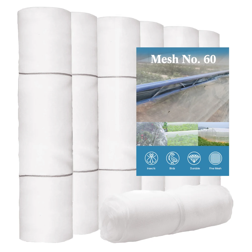 14Size 60 Mesh Garden Netting Insect Net Fruit Flowers Plant Vegetable Protection Care Bug Screen Barrier Pest Control Anti-Bird