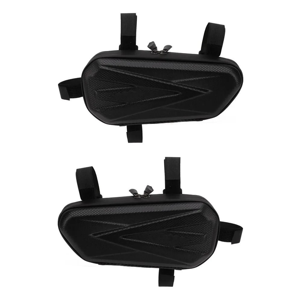 1 Pair Hard Shell Motorcycle Triangle Bag Double Sealing Zipper EVA Motorcycle Side Bag Motorcycle Tail Bag Motorcycle Use