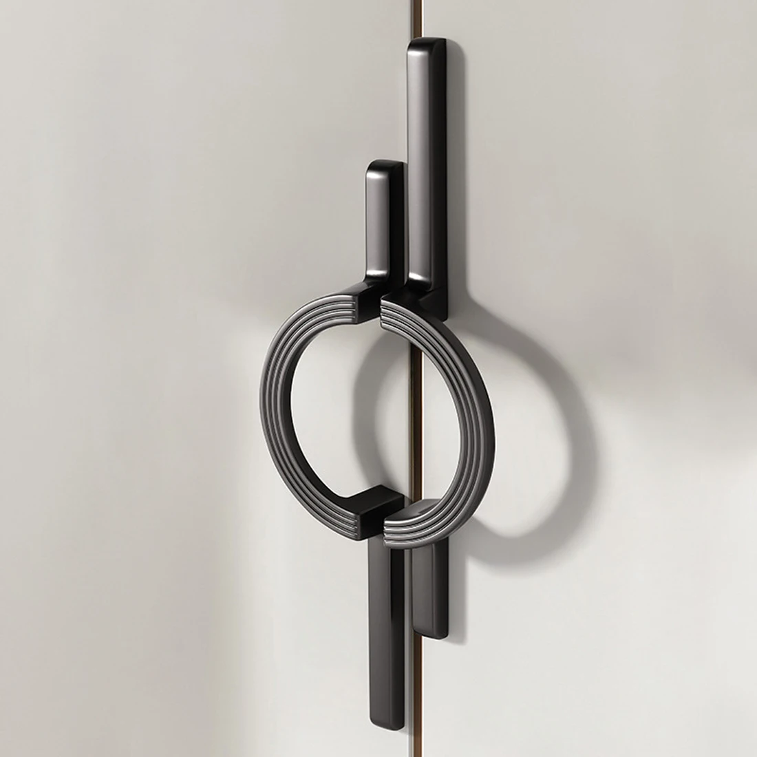 Chinese Style Wardrobe Handles Furniture Closet Handle Cupboard Pull Drawer High-end Circular Long Handle Kitchen Cabinet Pulls