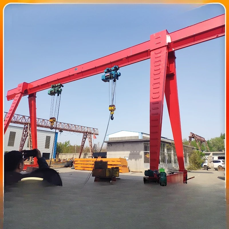 

10 tons electric single girder crane industrial indoor and outdoor gantry crane large span 20 tons crane