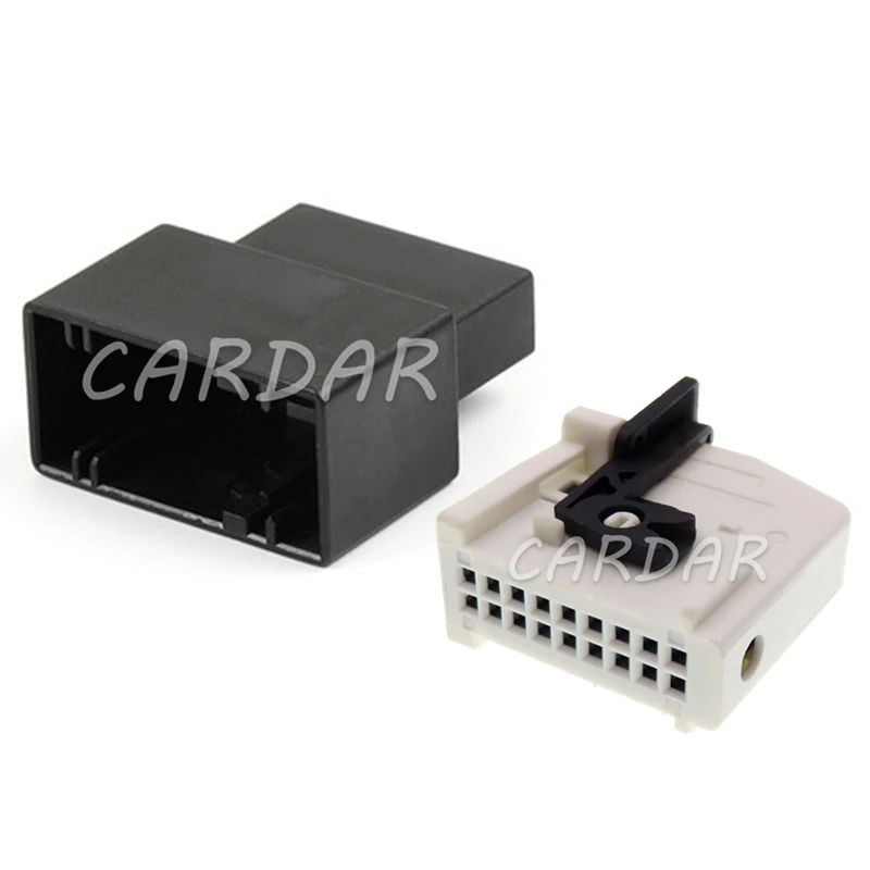 

1 Set 18 Pin Car Plastic Housing Unsealed Wire Connector 1379100-2 Miniature Automotive Socket 2-967416-1 2-965777-1