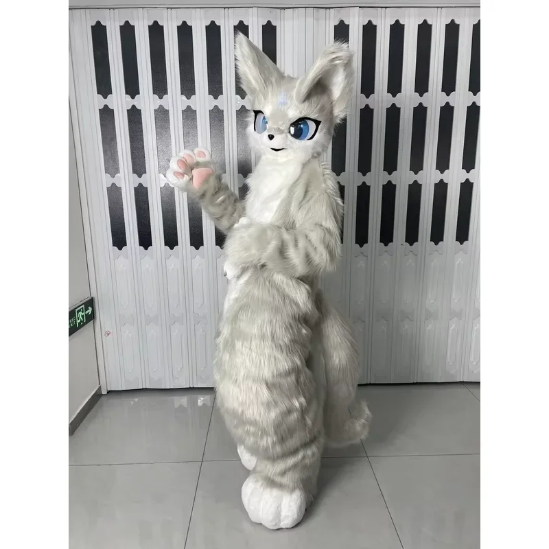 Customize Fursuits Costumes Adult Digitigrade Plush Cat Mascot Suit Child Furry Anime Suit Customizable Professional