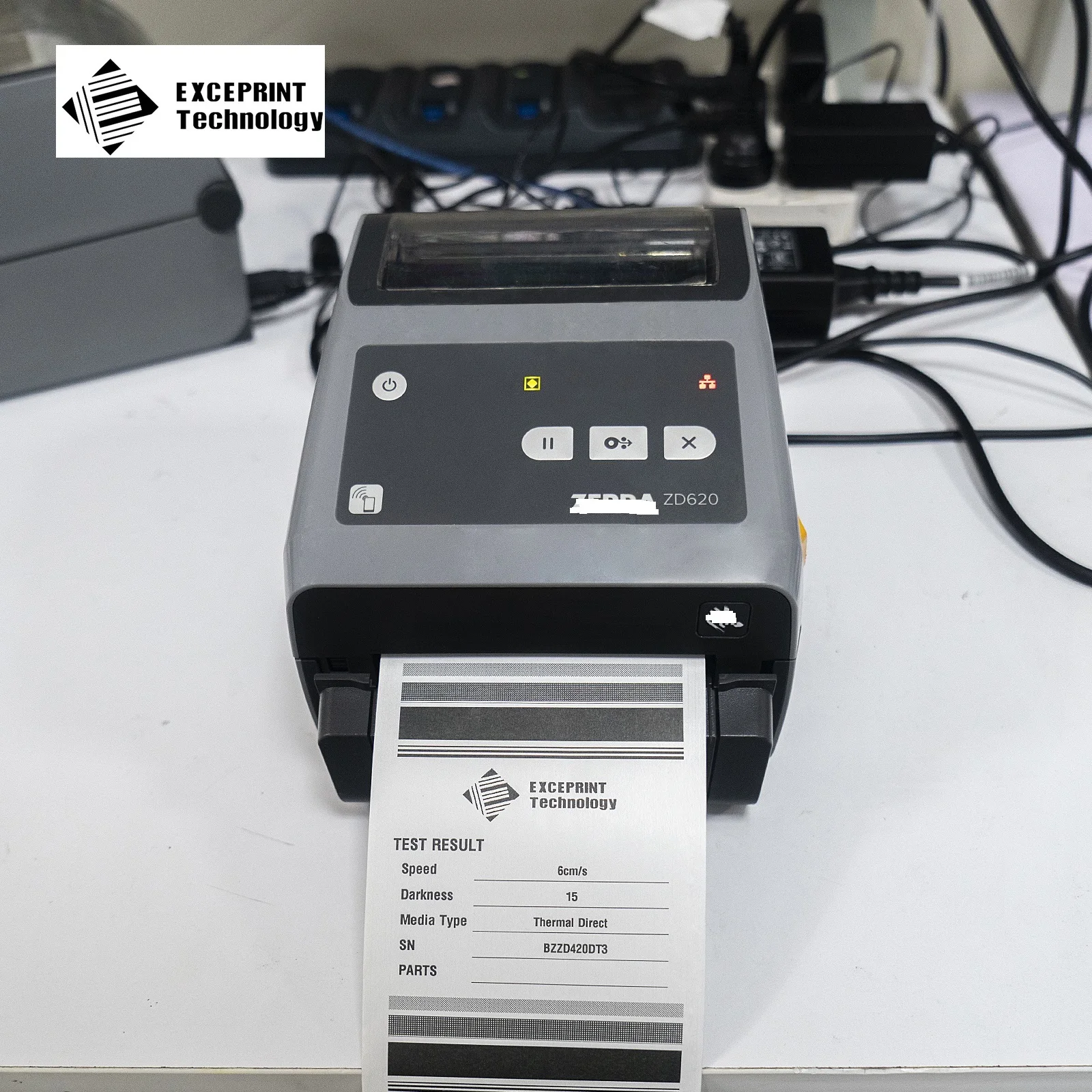 P1080383-415 203Dpi Thermische Printkop Voor Zebra Zd420d Zd620d Barcode Label Printer, Gloednieuw