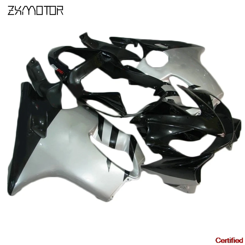 

Совершенно новые комплекты обтекателей для мотоцикла Honda CBR600 F4i 2001 2002 2003, серебристо-черный комплект cbr 600 f4i 01 02 03 HB30
