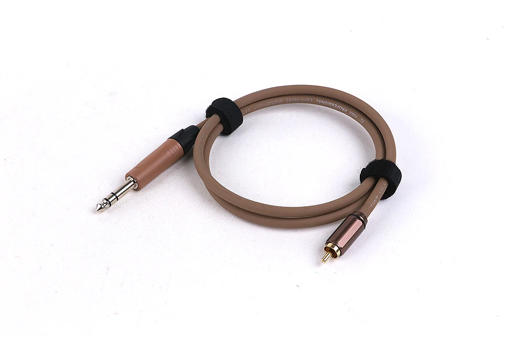 RCA auf 1/4 Zoll TS/TRS Audiokabel 6,5 mm Mono/Stereo auf RCA Audio Interconnect Buntes Kabel für Lautsprecher Mixer Verstärker TV – Detail 10