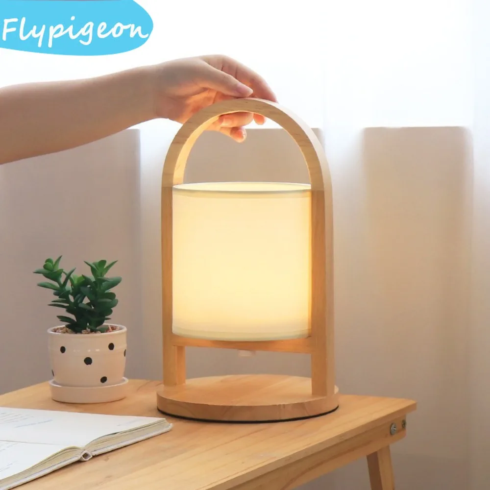 Japanese Wabi Sabi Rechargeable Desk Lamp Remote Control Eye Protection Sleep Dedicated Bedroom Bedside Night Light