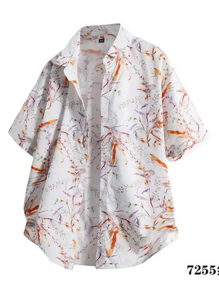 

Новая летняя мужская футболка из хлопка в гонконгском стиле, молодежная, свободного кроя, из тонкого материала, больших размеров, с принтом, повседневная