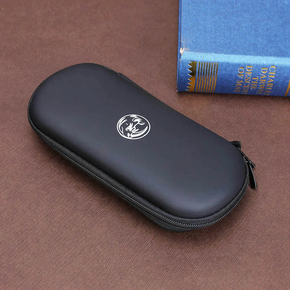 Bolsa de armazenamento dura de eva, resistente ao desgaste, portátil, para viagem, estojo protetor de eva para console de jogos psp1000/2000/3000