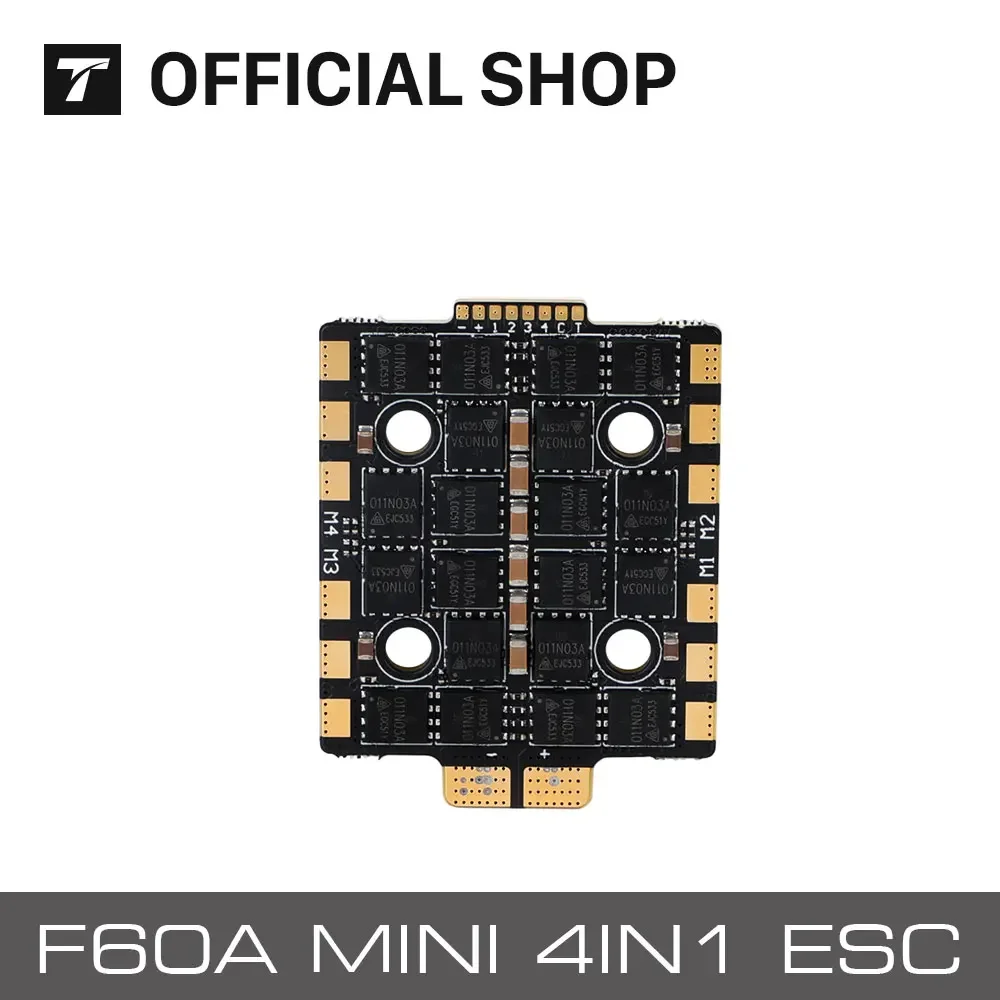 

T-MOTOR F60A mini 8S 4 в 1 20X20 Racing ESC для FPV