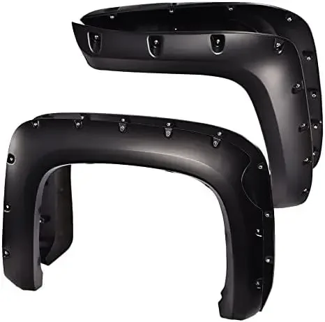 [Discounted Price, Hot Sale!]Fender Flares, Fit 07-13 Chevy Silverado 1500 (ONLY 5'8" Bed, NOT 6.5'/8' Bed, NOT Z71,Not  GMC Sie
