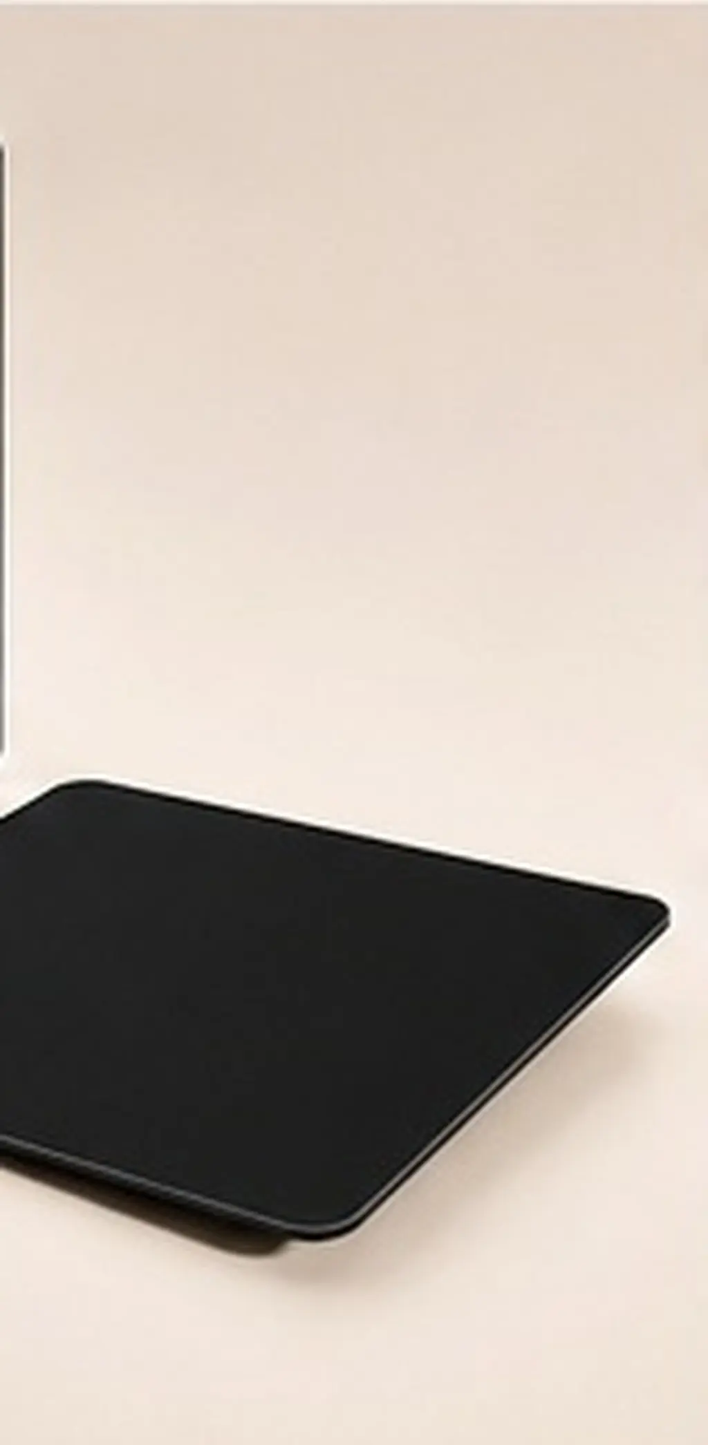 2Pcs Professional Tabletop Photography Backdrop Board Black Reflective Acrylic Surface Dual-Side Shooting Background for Small