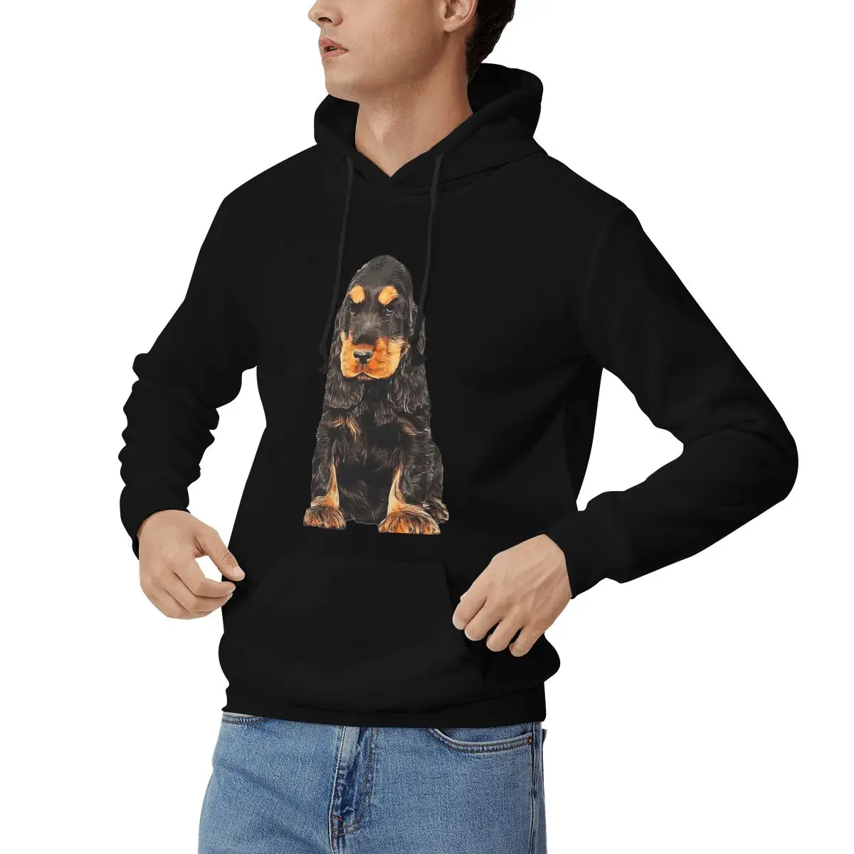 Cocker Spaniel-English Cocker Spaniel Cute Puppy Dog Hoodies Men's Women Pullover Sweatshirts Long Sleeve Clothing Autumn Winter