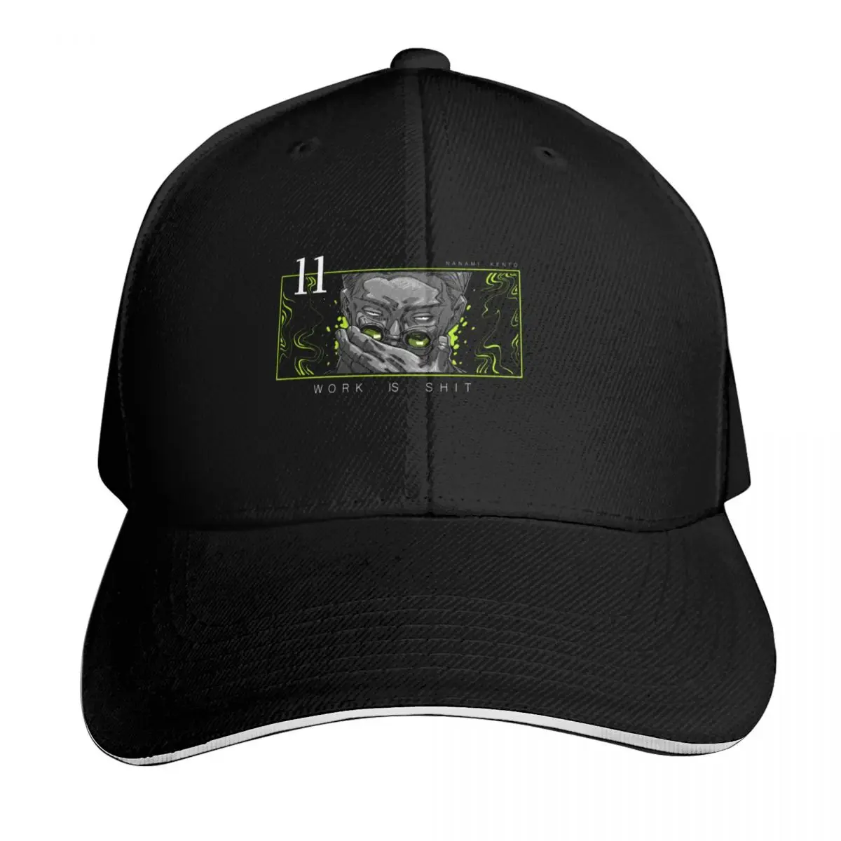 NANAMI KENTO - JJK Baseball Cap Adjustable Buckle Closure Moisture Wicking Quick Dry Curved Brim Classic Fit