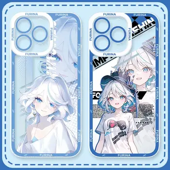 Pouzdro s motivem anime Genshin Impact Furina pro Xiaomi Redmi Note 14 12 11 13 Pro Plus 4G 5G 12S 11S 10S 10 9 9S 12C 13C 14C A3 A4 8 nejlepší prodej Pouzdro pro Xiaomi Redmi Note Genshin - №3