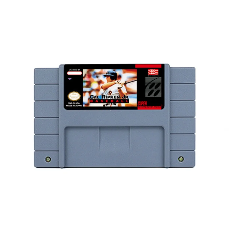 كال ريبكين جونيور. لعبة البيسبول لـ SNES USA EUR 16 BitRetro Cart هدية للأطفال