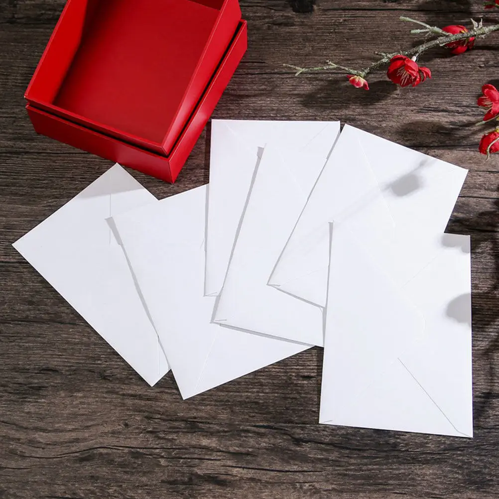 50pcs White B6 Self Sealing Mailing Envelopes For Greeting Cards Invitations Letters Bookmarks Documents Wedding Party Supplies view 4