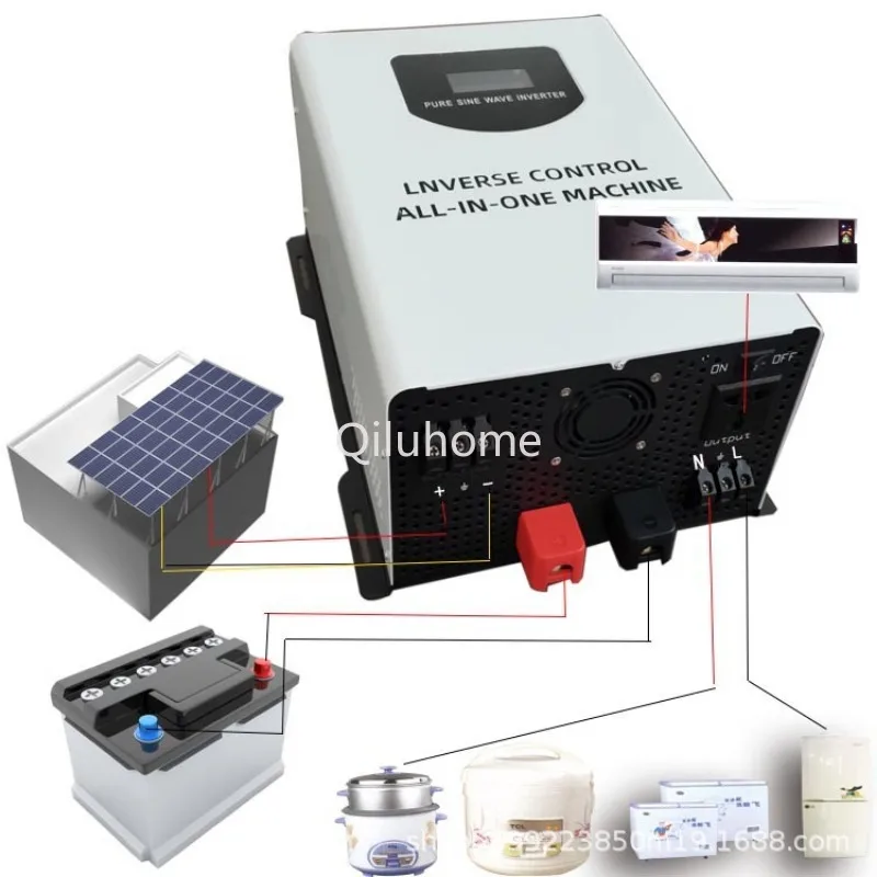 Solar Inverse Control Integrated High-Power Sine Wave Inverter Customized Photovoltaic Off-Grid Converter