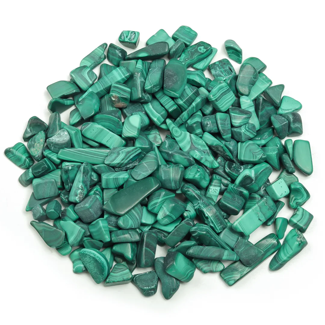 3-12mm Malachite Crystal Chips, Natural Malachite Gemstone Chip, Quartz Chips Crushed Stones, Green crystal crushed stones