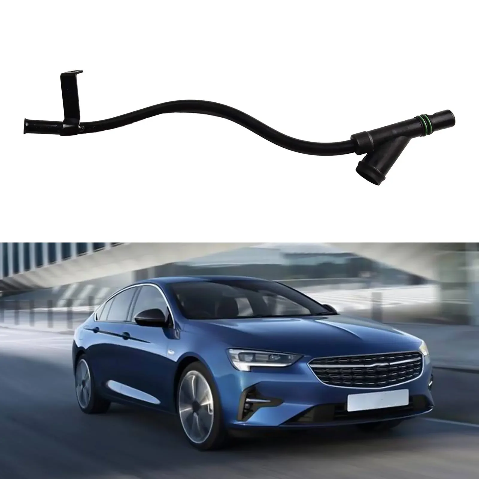 Oil DipStick Tube 55565719 For Vauxhall For Astra For Corsa For Insignia Metal Black Oil Level Gauge Replacement Engine Part