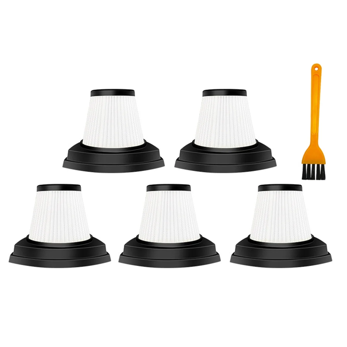 

5Pcs for Midea U1 / M1 Handheld Vacuum Cleaner Hepa Filter Replacement Spare Part Accessory