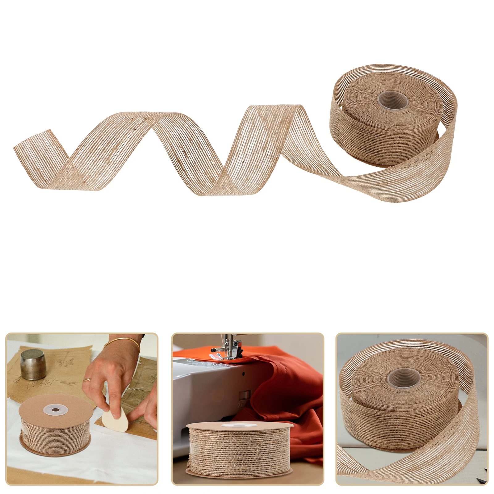 

Натуральный джутовый шпагат 50 м для рукоделия, декоративной упаковки подарков, свадебных бантов, рустикальный мешковый шнур