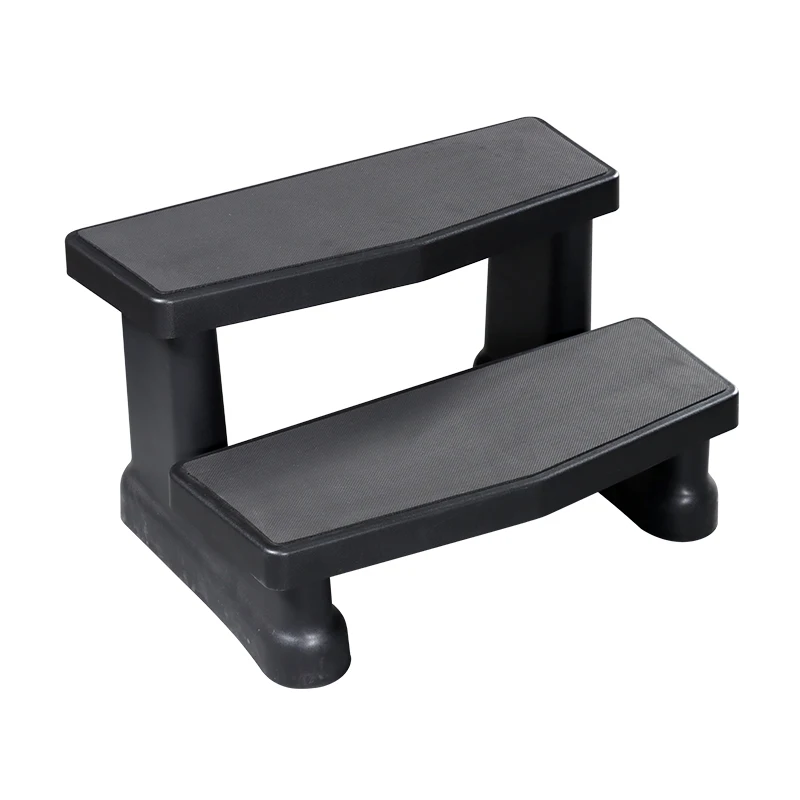 Escalera de plástico impermeable y a prueba de caídas para exteriores, escaleras, Spa, piscina