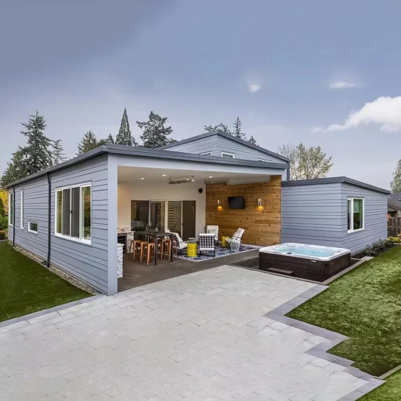 Modern Chinese Prefabricated Villa House Handcrafted Wooden Modular EPS Panel Home