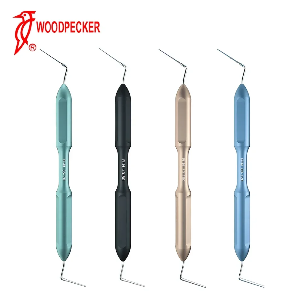 Woodpecker Fi-N Dental Plugger Handpiece Set Hot Melting Dental Glue Filling System Taper Accuracy 0.02mm NiTi Rotary Root File