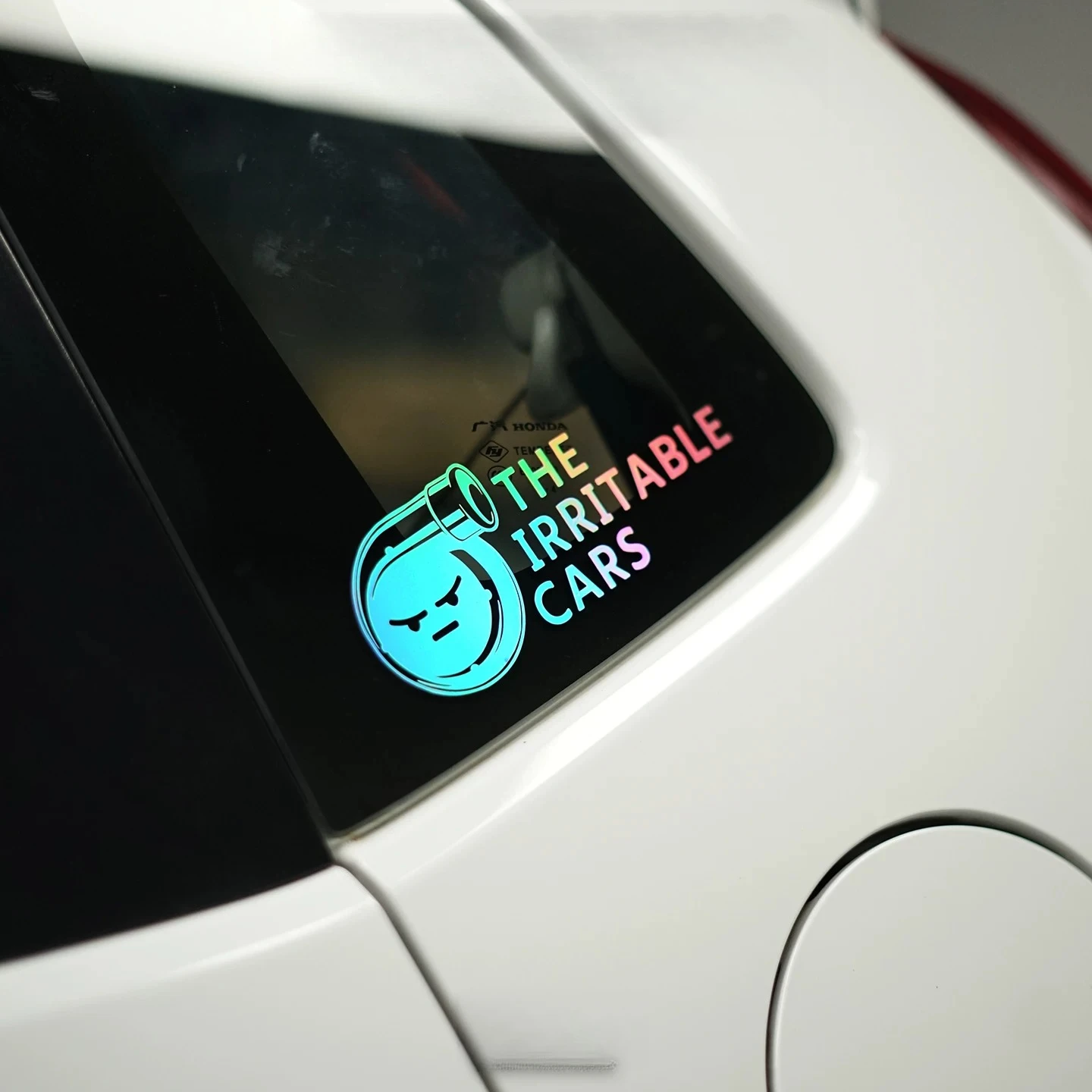 Original Personality TheIrritableCars Reflective Vinyl Decal Waterproof Sticker for Car Body Window