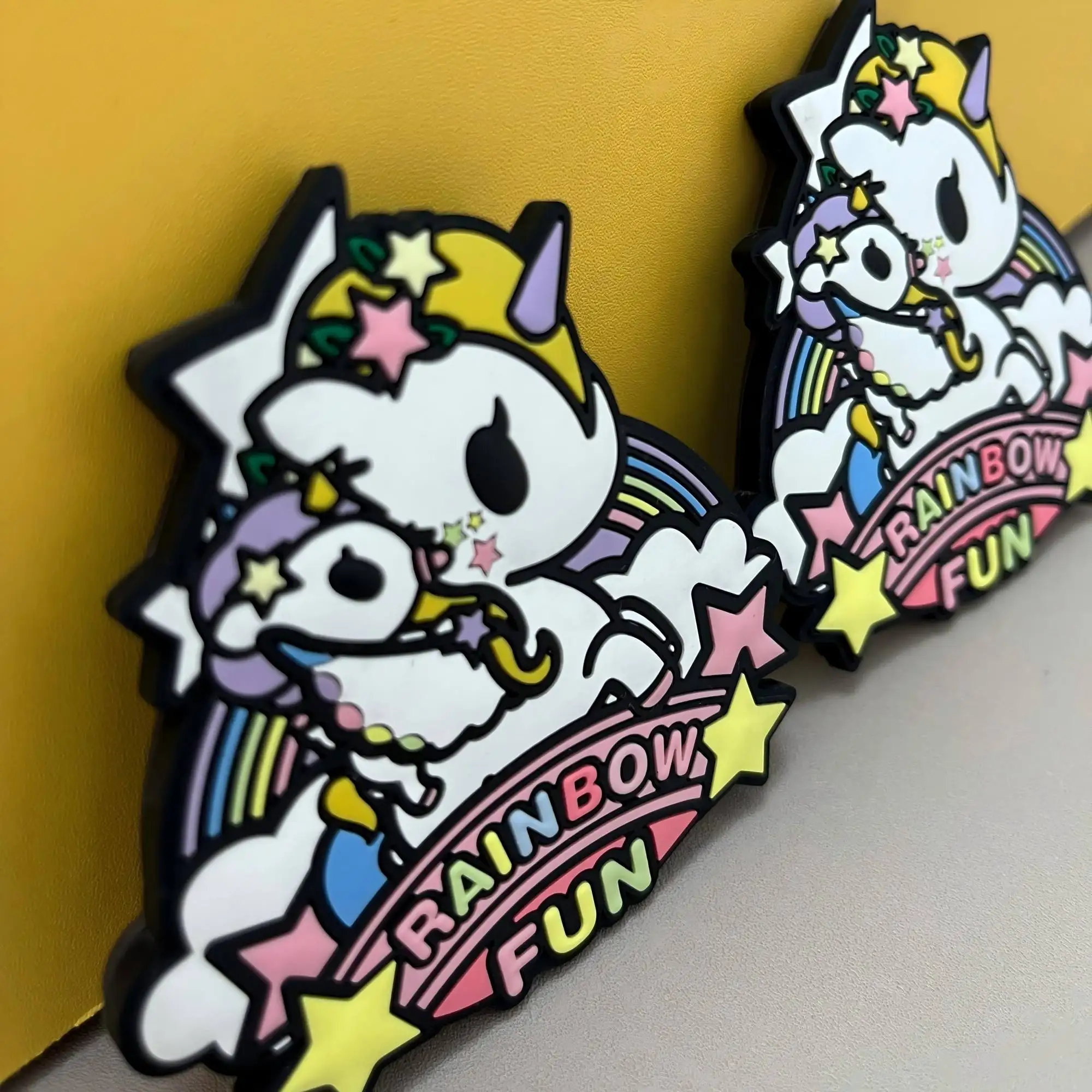 OEM Refrigerator Magnetic Souvenir Gift Cartoon Custom DIY logo Factory 3D 2D Soft PVC Toy Rubber Fridge Magnet