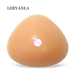 LERVANLA Triangular Concave Silicone Breast Model Used For Mastectomy To Balance The Body Artificial Big Breast Favorite