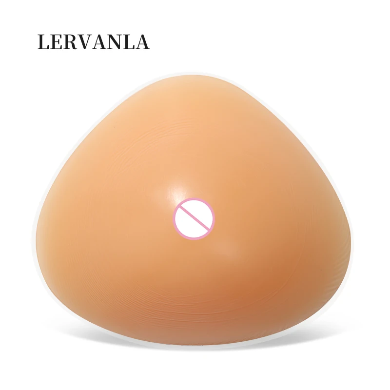 LERVANLA Triangular Concave Silicone Breast Model Used For Mastectomy To Balance The Body Artificial Big Breast Favorite