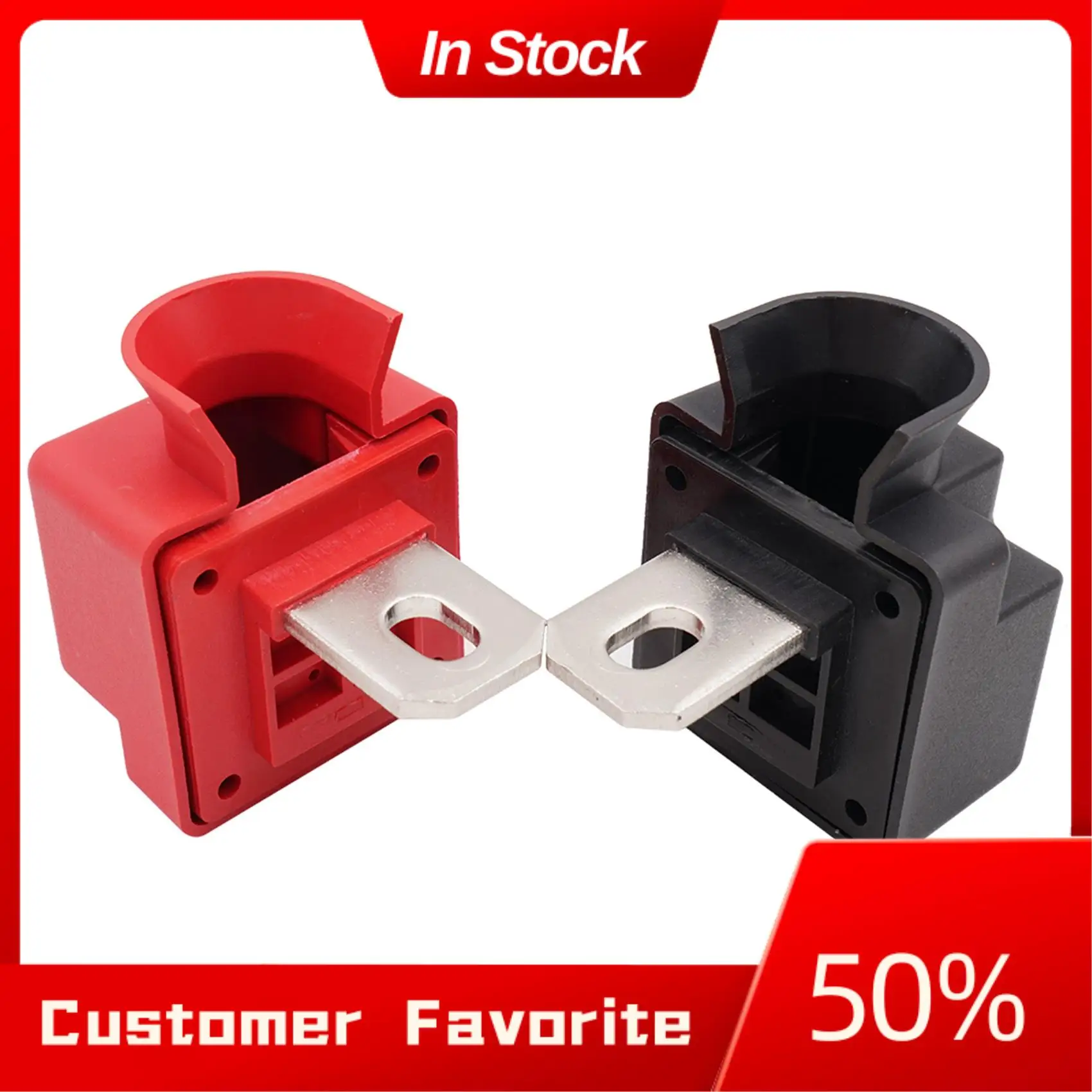 AT03 Top 200A Dedicated Terminal Block, Suitable For All-Copper Solar Connector 4000W Brass Inverter Battery Terminal